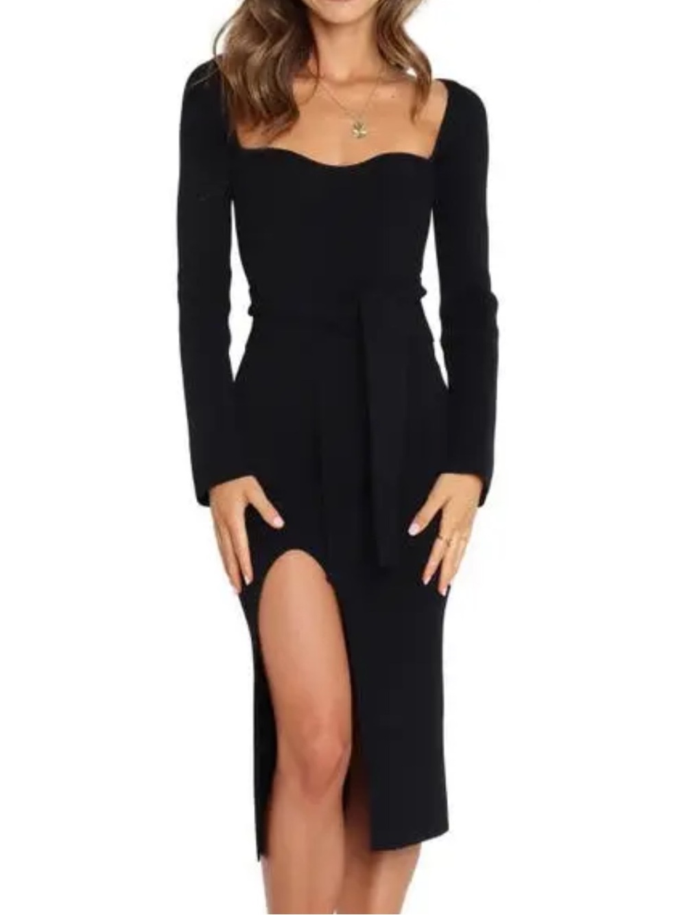 Petal + Pup Aquarelle Long Sleeve Sweater Dress